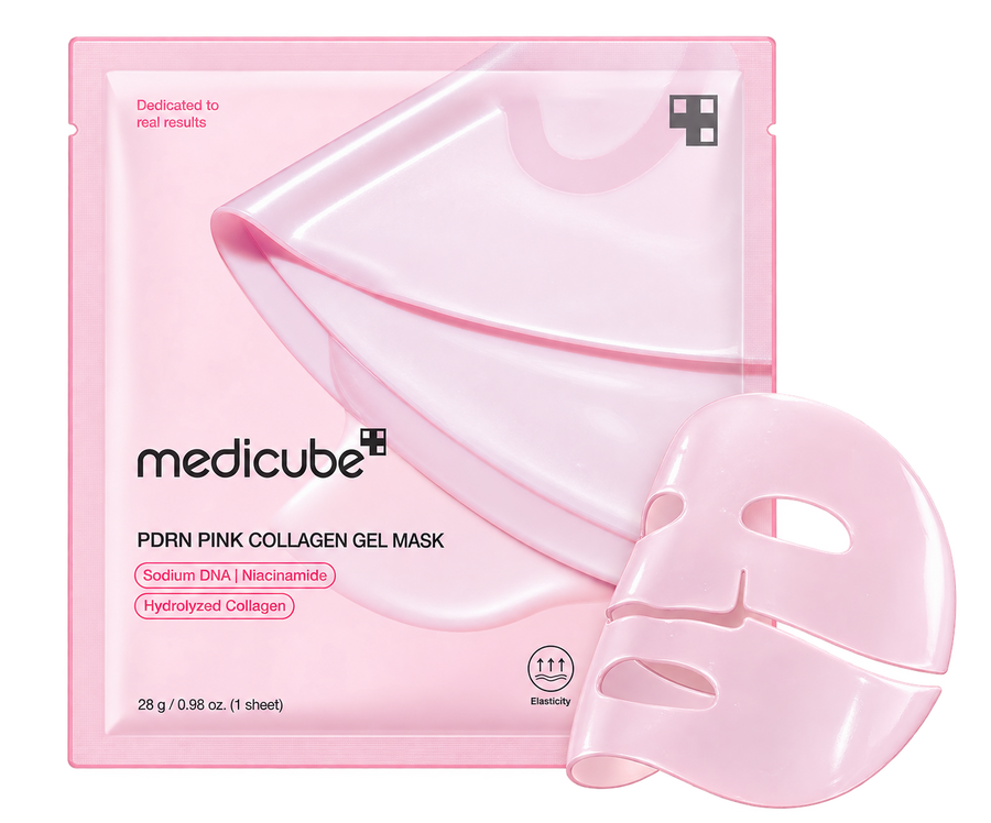 Medicube PDRN Pink Collagen Gel Mask — 4 unidades
