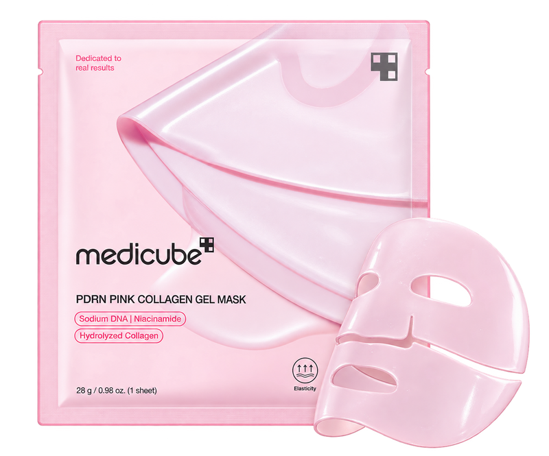 Medicube PDRN Pink Collagen Gel Mask — 4 unidades
